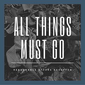 Prespring closet cleaning.